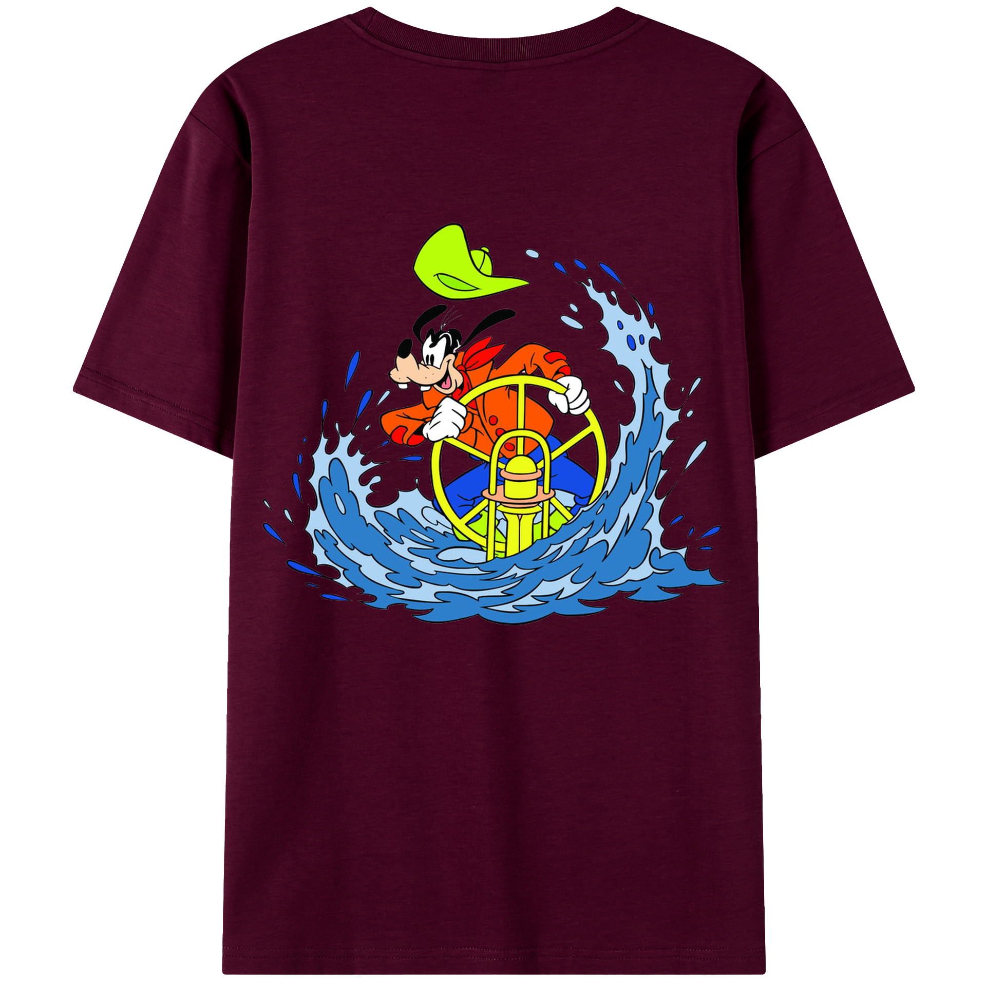 （画像用） ミッキーマウス Mickey Mouse レディース半袖Tシャツ(バックプリント)
